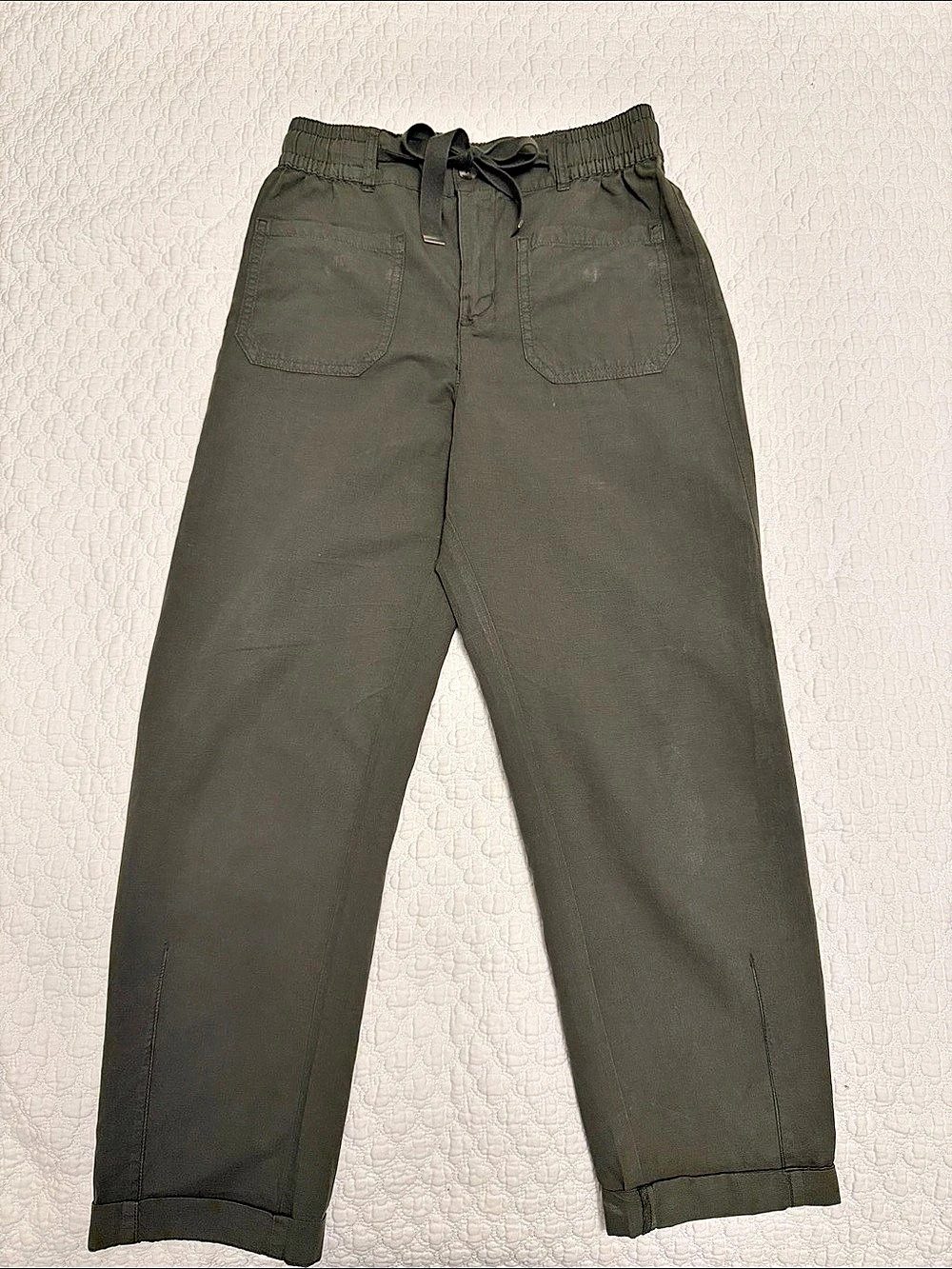 Zara Women's Green Straight Leg